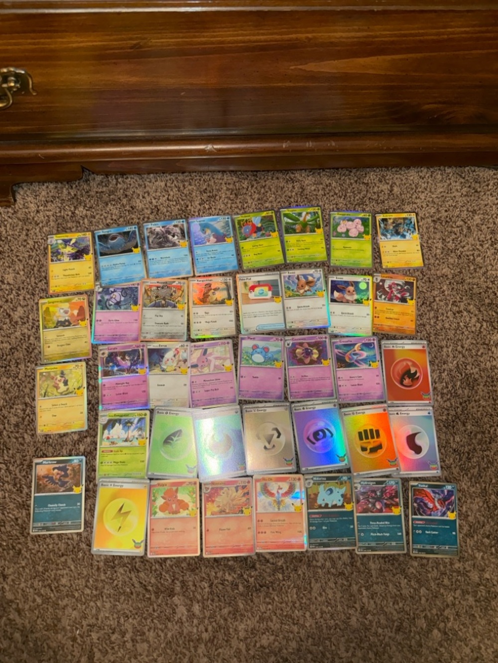 Pokemon 30th Celebration Bulk Cards Lot of 39